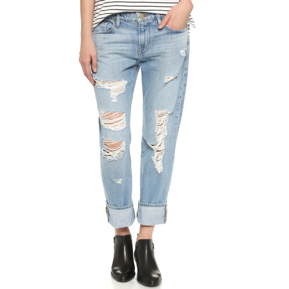 Frame | Le Grand Garcon Distressed Jeans in Richmond‎ Size 29